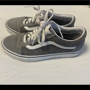 Gray Vans size 8.5 W